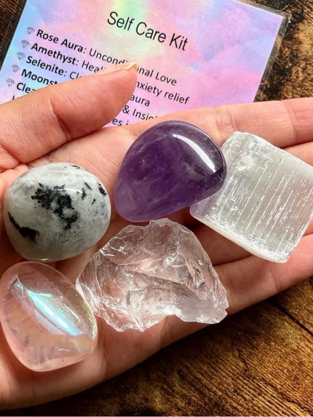Crystal Self Care Kit - 5 piece set